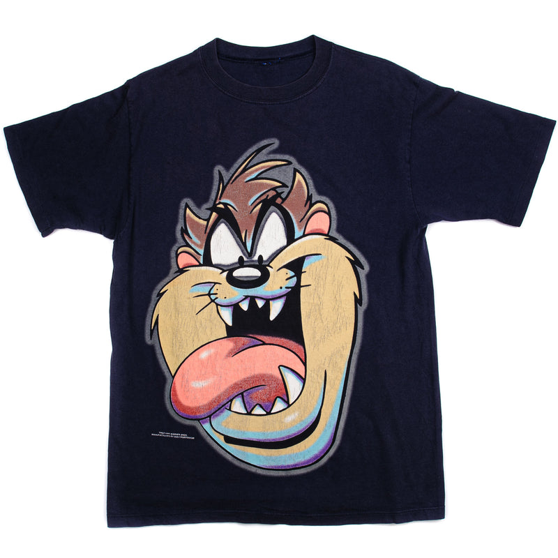 Vintage Looney Tunes Taz Tee Shirt 1995 Size Large. BLUE