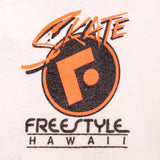 VINTAGE SKATE FREESTYLE HAWAII TEE SHIRT SIZE XS MADE IN USA