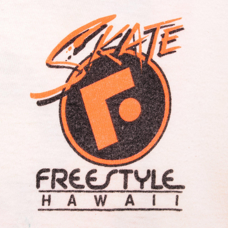 VINTAGE SKATE FREESTYLE HAWAII TEE SHIRT SIZE XS MADE IN USA