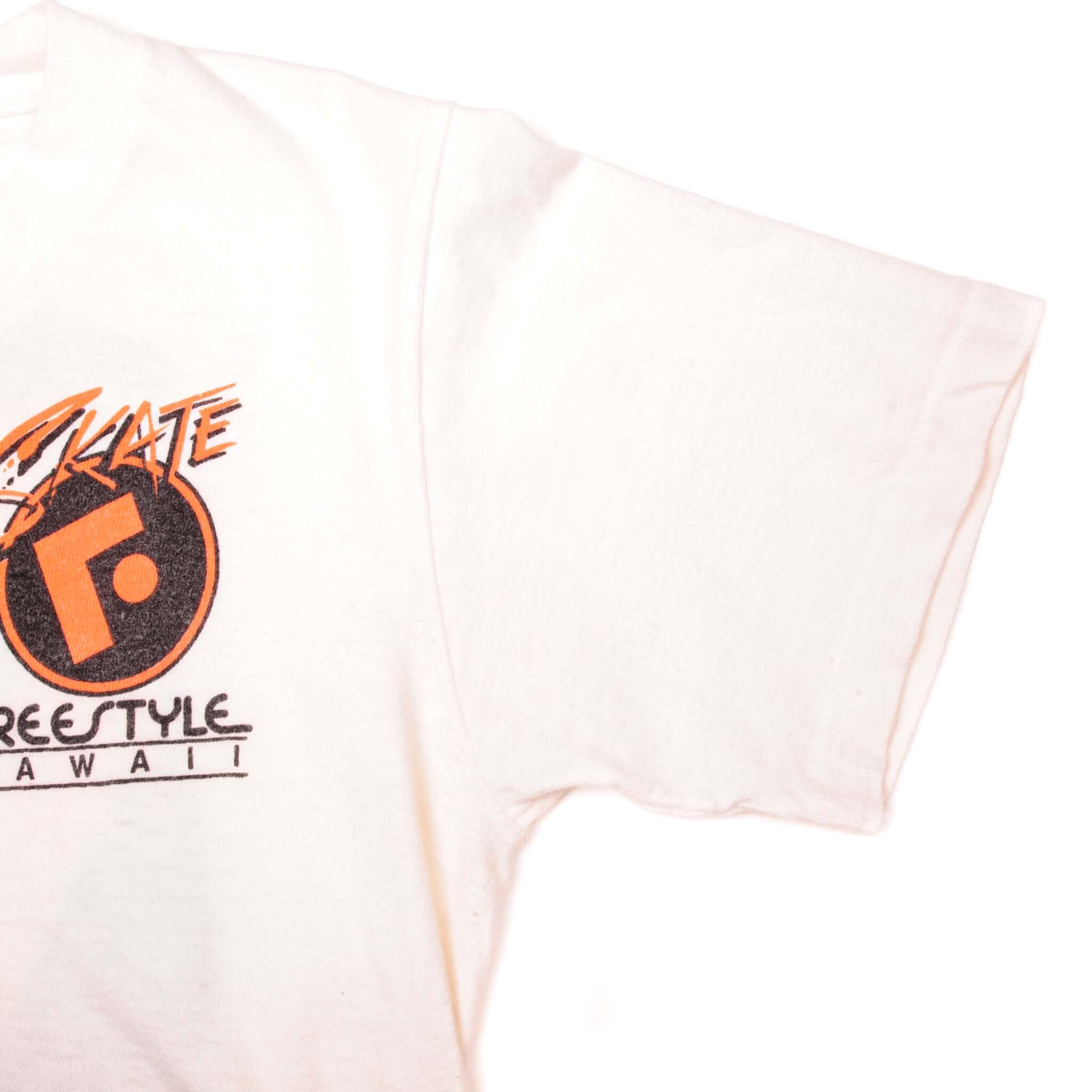 VINTAGE SKATE FREESTYLE HAWAII TEE SHIRT SIZE XS MADE IN USA