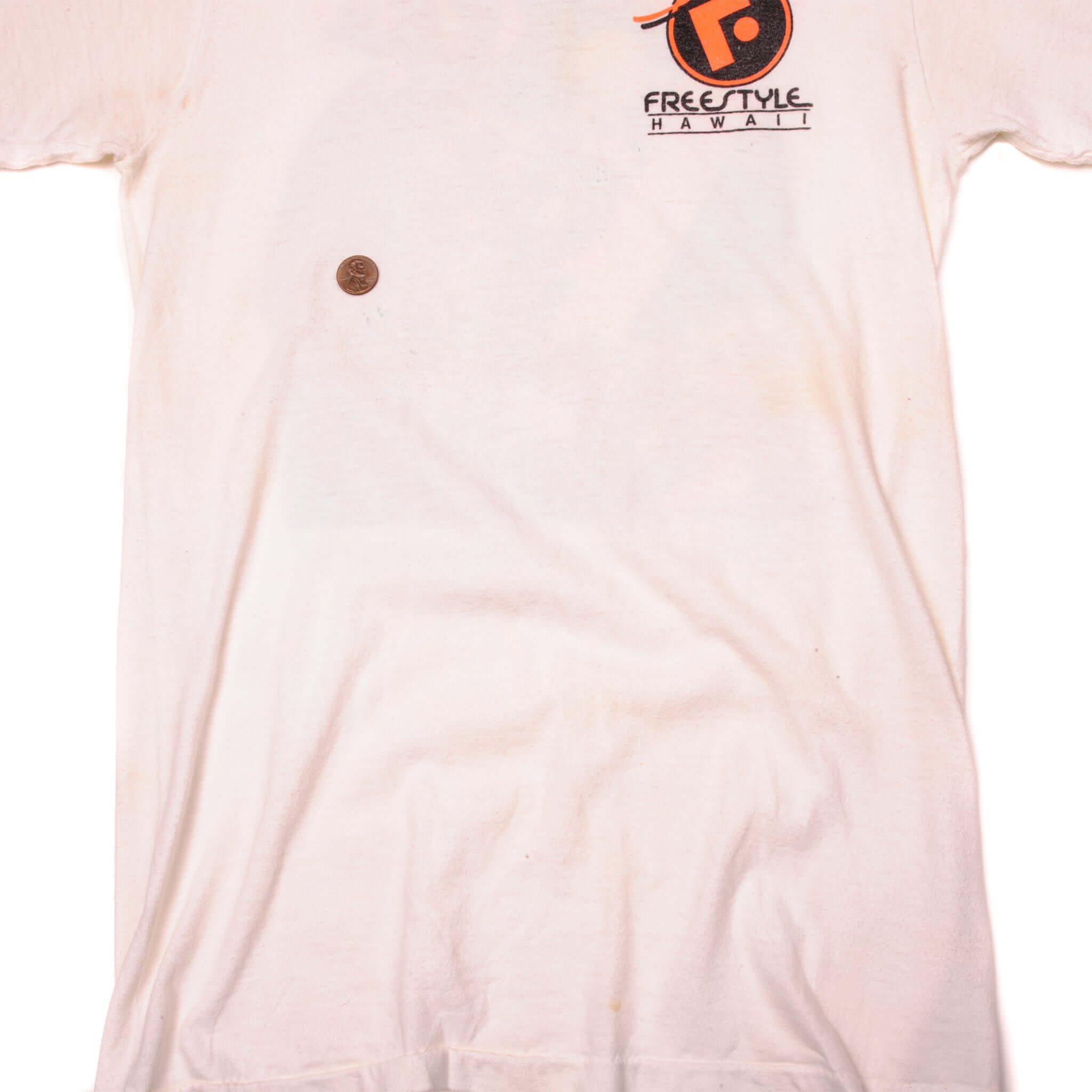 VINTAGE SKATE FREESTYLE HAWAII TEE SHIRT SIZE XS MADE IN USA