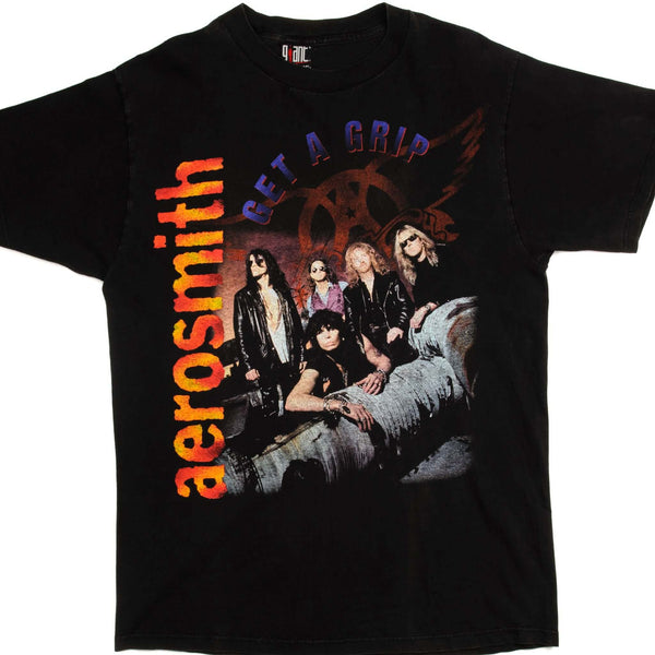 VINTAGE AEROSMITH GET A GRIP TEE SHIRT 1993 SIZE LARGE