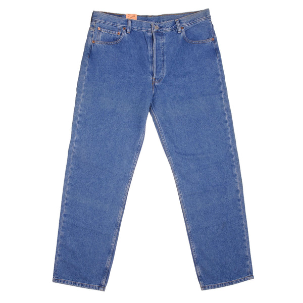 Beautiful Blue Levis 501 Jeans 1993   Size on Tag 38X32  Back Button #913