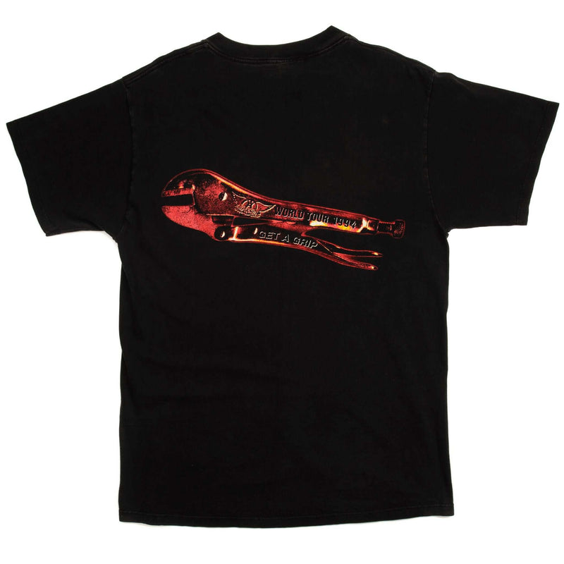 Vintage Aerosmith Get A Grip Tee Shirt 1993 Size Large. BLACK