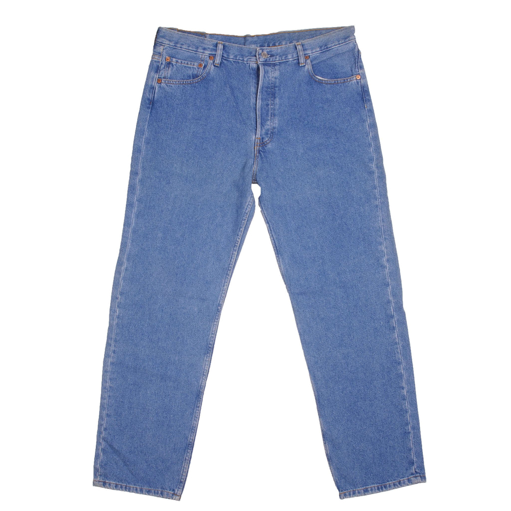Beautiful Blue Levis 501 Jeans 1993   Size on Tag 38X32  Back Button #913