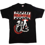 Vintage Social Distortion Ball & Chain Tour 1990 Tee Shirt Size XL Made In USA BLACK