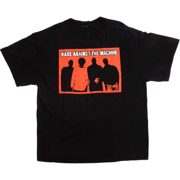 Vintage Rage Against The Machine Tee Shirt 1999 Size XL. BLACK