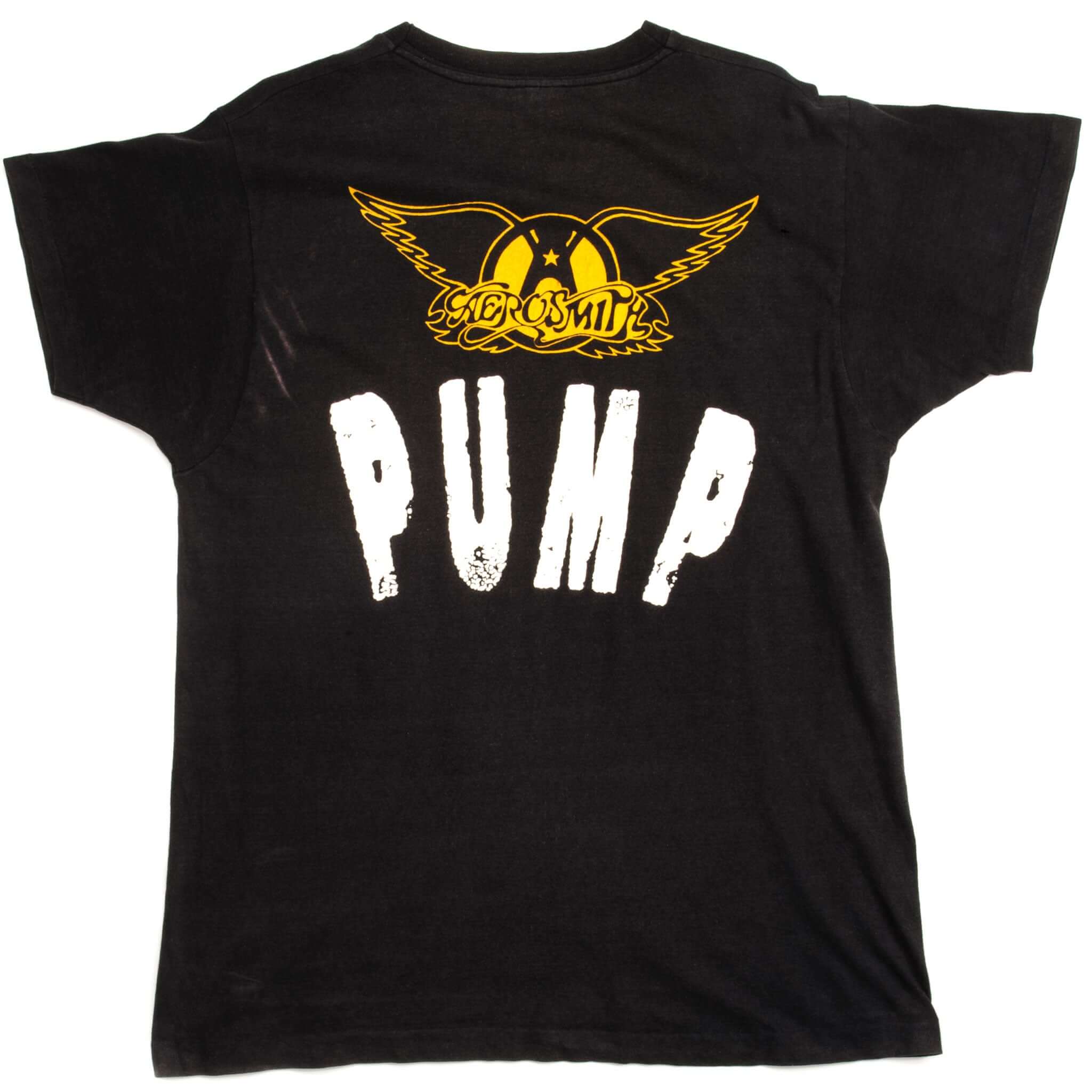 Vintage Aerosmith Pump Tee Shirt 1989 Size Large. BLACK