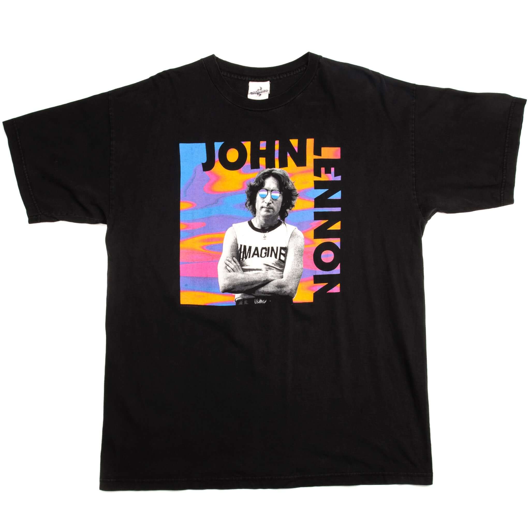 Vintage John Lennon Tee Shirt Size XL. BLACK