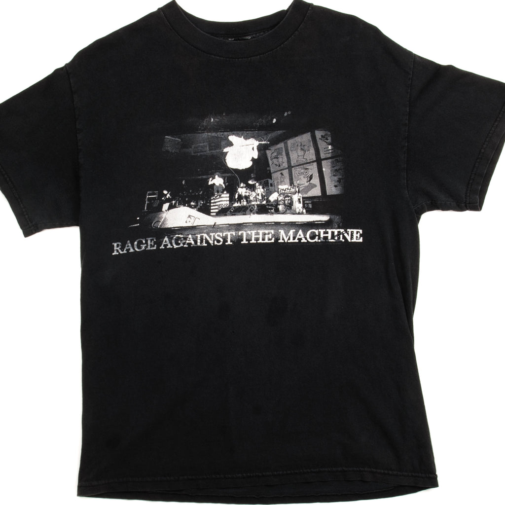 VINTAGE RAGE AGAINST THE MACHINE TEE SHIRT SIZE MEDIUM MADE IN USA