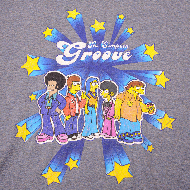 VINTAGE THE SIMPSON GROOVE TEE SHIRT 1990S SIZE LARGE MADE IN USA