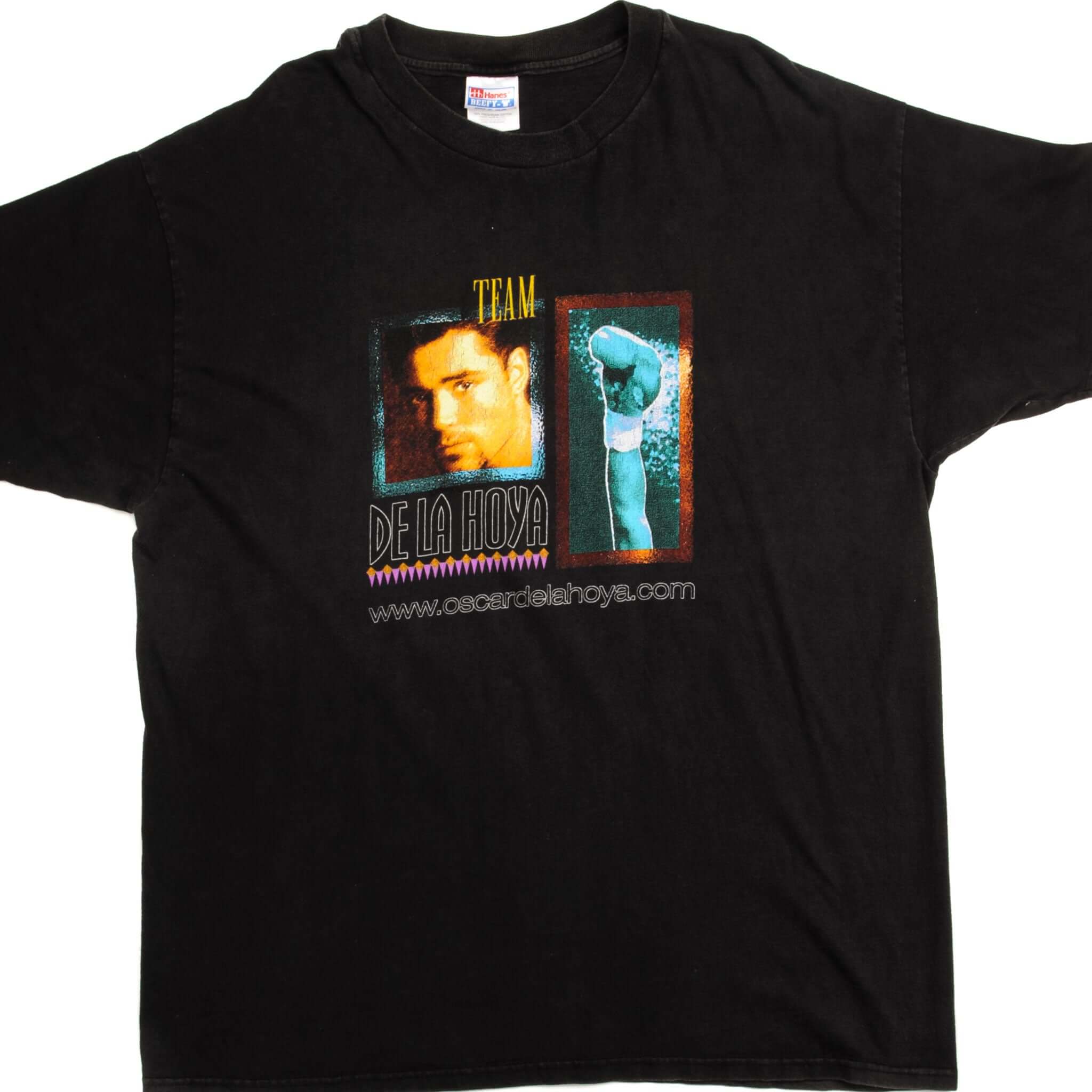 VINTAGE OSCAR DE LA HOYA TEE SHIRT SIZE XL