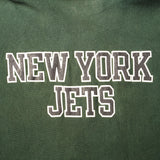 VINTAGE CHAMPION REVERSE WEAVE NFL NEW YORK JETS HOODIE SWEATSHIRT 1990-MID 1990S SIZE XL MADE IN USA