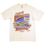 Vintage Darrell Alderman Wayne County Racing Tee Shirt 1996 Size Large. WHITE