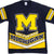 VINTAGE MICHIGAN WOLVERINES TEE SHIRT SIZE LARGE MADE IN USA