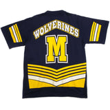 VINTAGE MICHIGAN WOLVERINES TEE SHIRT SIZE LARGE MADE IN USA