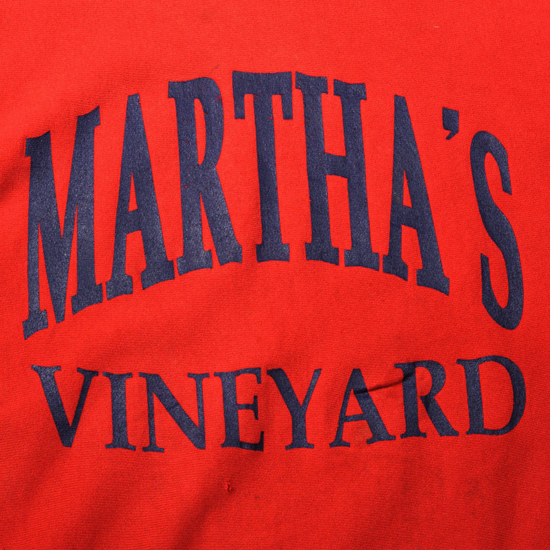 VINTAGE CHAMPION REVERSE WEAVE MARTHA'S VINEYARD SWEATSHIRT 1980S XL MADE USA