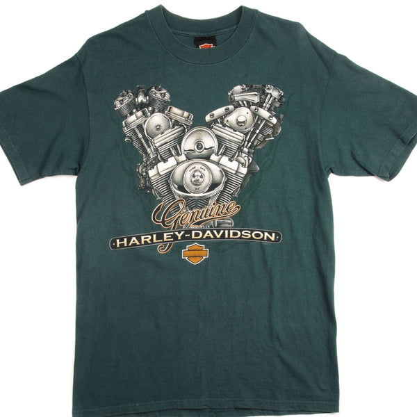 復古 Harley DAVIDSON T 卹 2000 中型美國製造