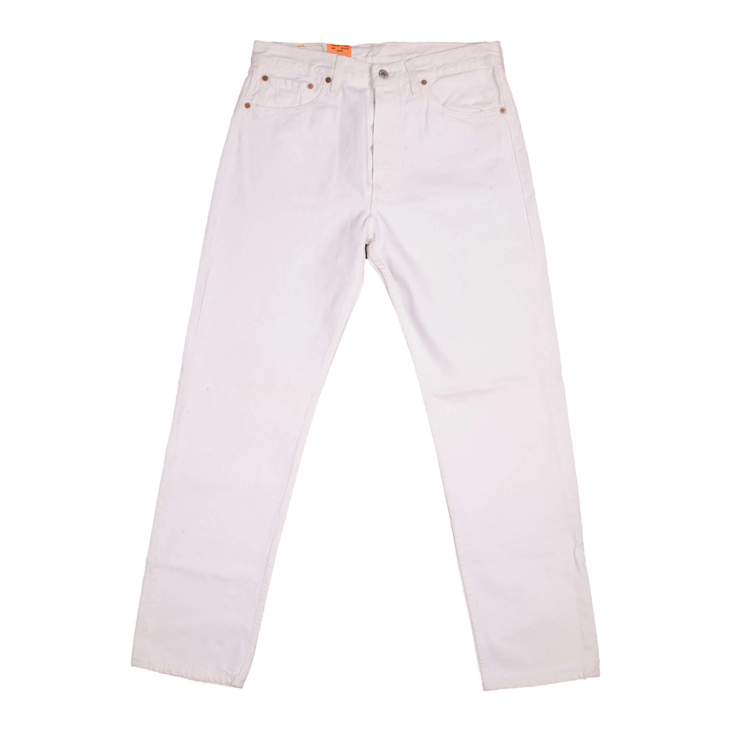 Beautiful White Levis 501 Jeans 1993 Made in USA.  Size on Tag 33X32  Back Button #524