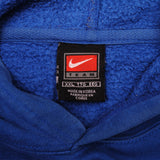 Vintage Nike Team NBA Philadelphia Sixers Hoodie Sweatshirt Size 2XLarge.