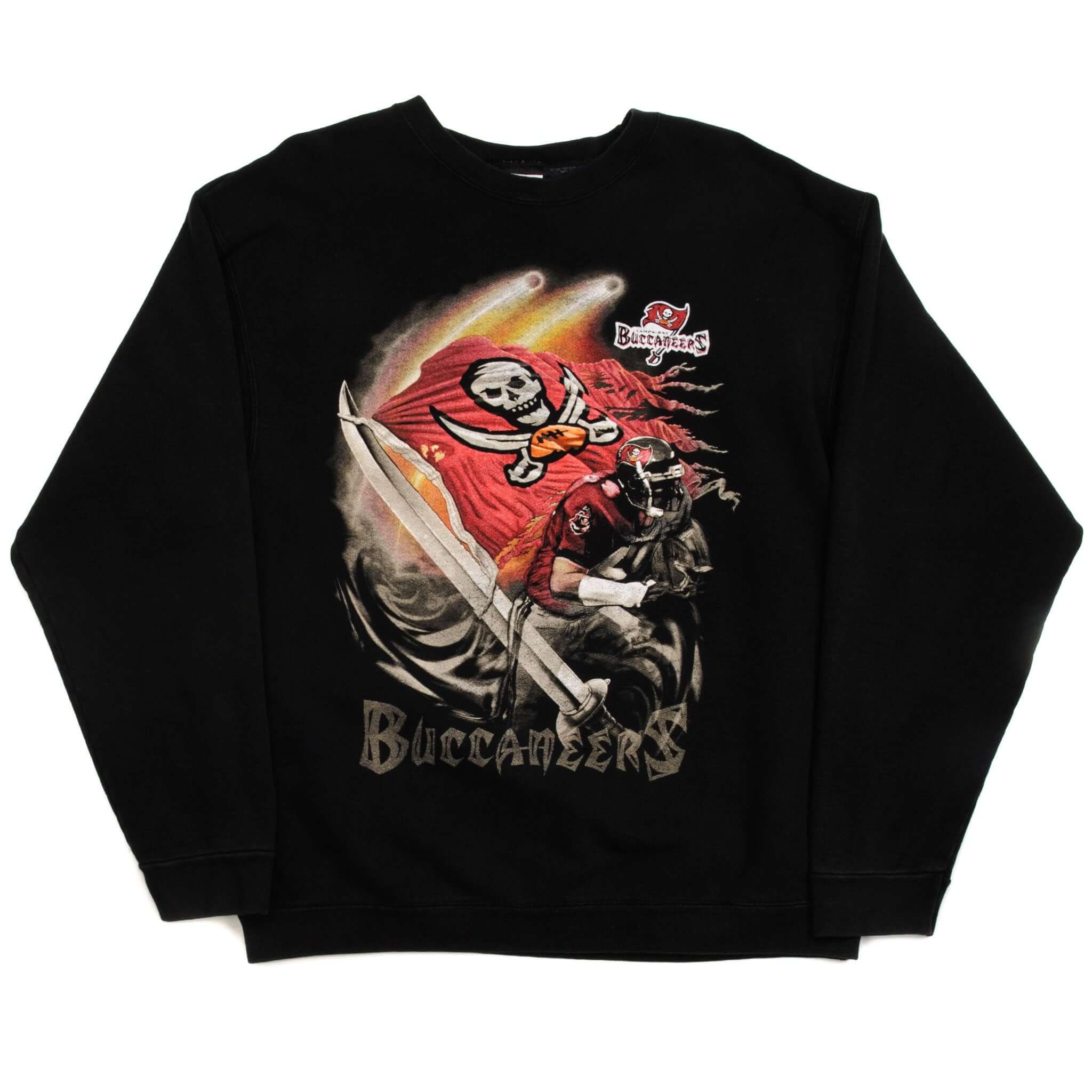 VINTAGE NFL TAMPA BUCCANEERS SWEATSHIRT SIZE XL BLACK
