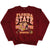 Vintage Football Team Florida State Seminoles Sweatshirt Size XL Made In USA. RED