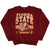 Vintage Football Team Florida State Seminoles Sweatshirt Size XL Made In USA. RED