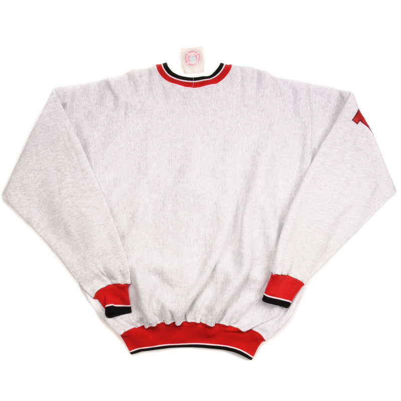 VINTAGE NEBRASKA CORNHUSKERS FOOTBALL TEAM SWEATSHIRT 1994 SIZE Large MADE IN USA DEADSTOCK