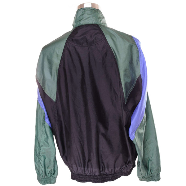 Vintage Nike Nylon Black, Grey and Purple Jacket Size Large.