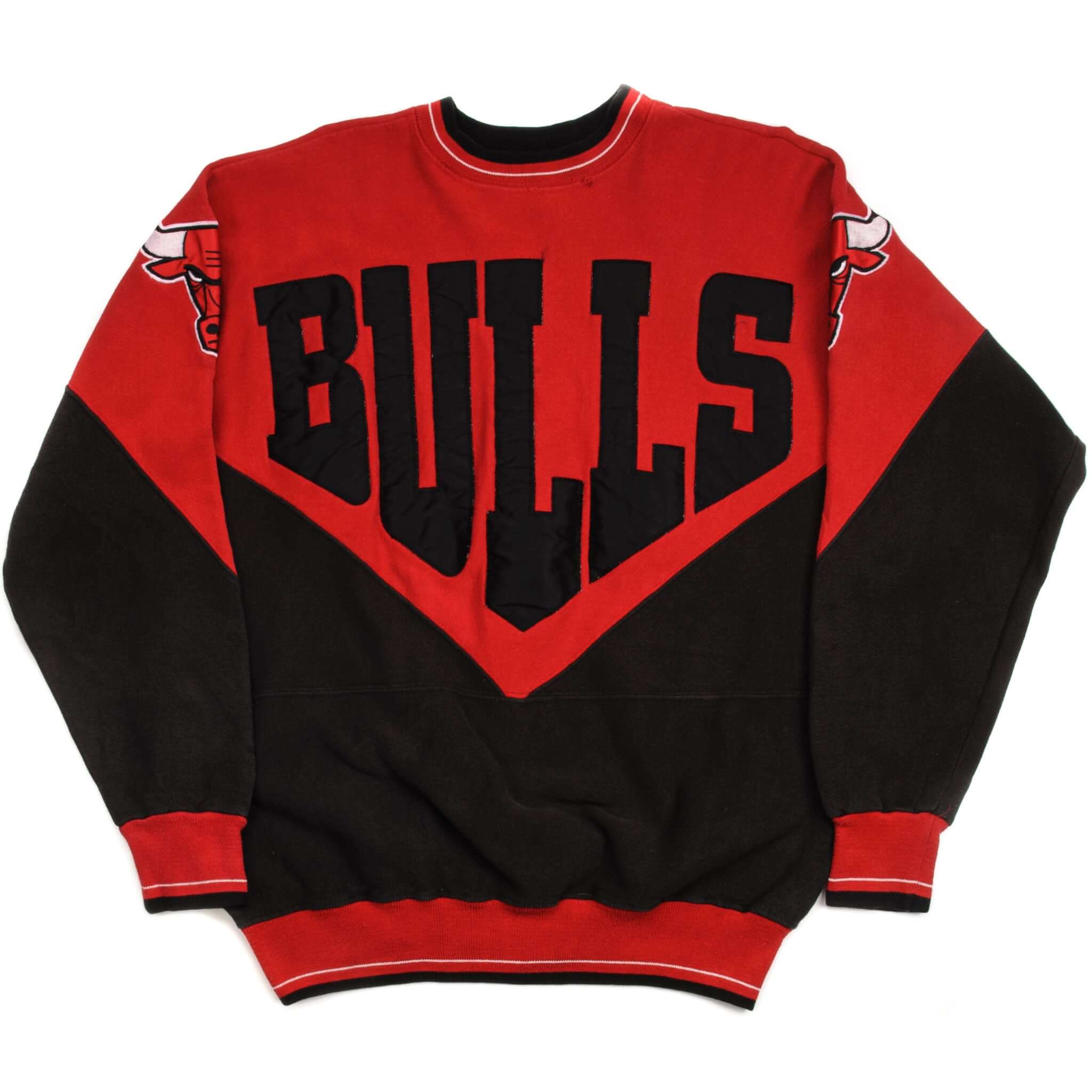 Vintage Chicago Bulls Sweatshirt Adult LARGE Back 2 91 & 92 NBA Championship