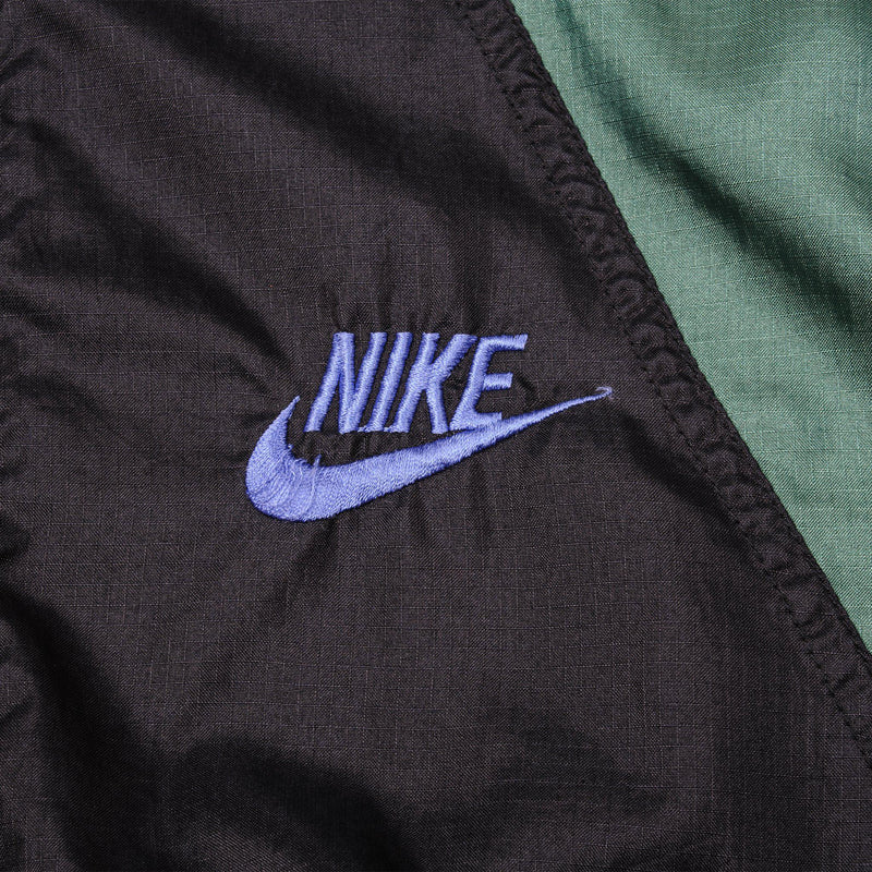 Vintage Nike Nylon Black, Grey and Purple Jacket Size Large.