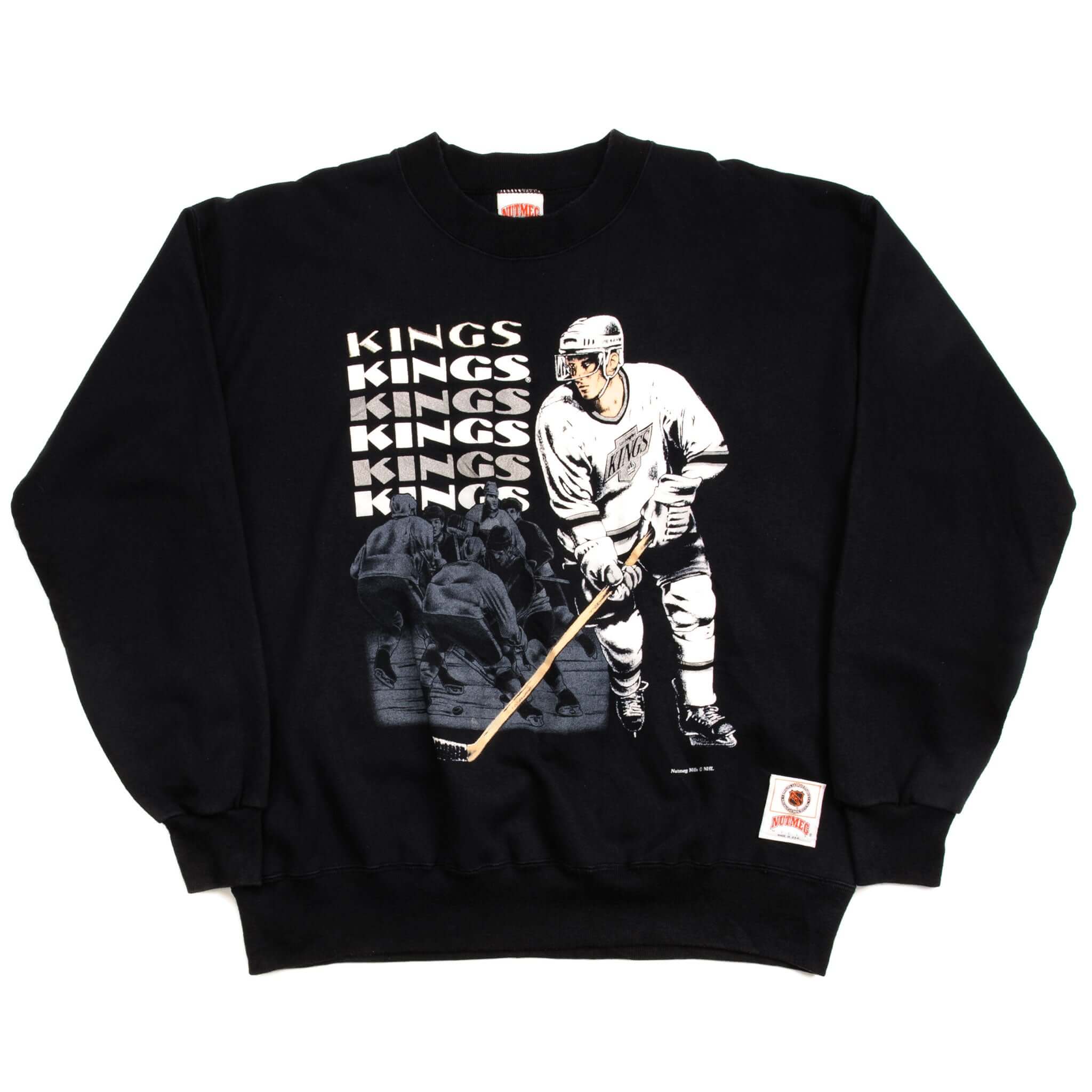 VINTAGE NHL LOS ANGELES KINGS SWEATSHIRT SIZE LARGE MADE IN USA