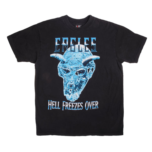 Vintage Original Eagles Hell Freezes Over Tour Tee Shirt 1995 Size XL Made In USA With Single Stitch.  