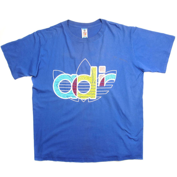 CAMISETA VINTAGE ADIDAS DE LOS AÑOS 90, TALLA XL, FABRICADA EN EE. UU.