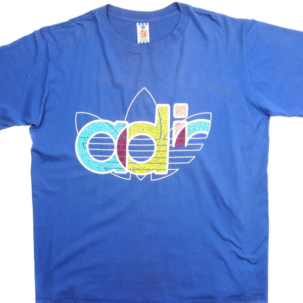 CAMISETA VINTAGE ADIDAS DE LOS AÑOS 90, TALLA XL, FABRICADA EN EE. UU.