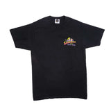 Vintage Maui and Sons World Sharkman Attacks New York Tee Shirt 1990 Size Medium Made In USA with single stitch sleeves.