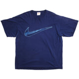 Vintage Nike Tee Shirt End 1980S Early 1990S Size 2XL Made In USA. blue