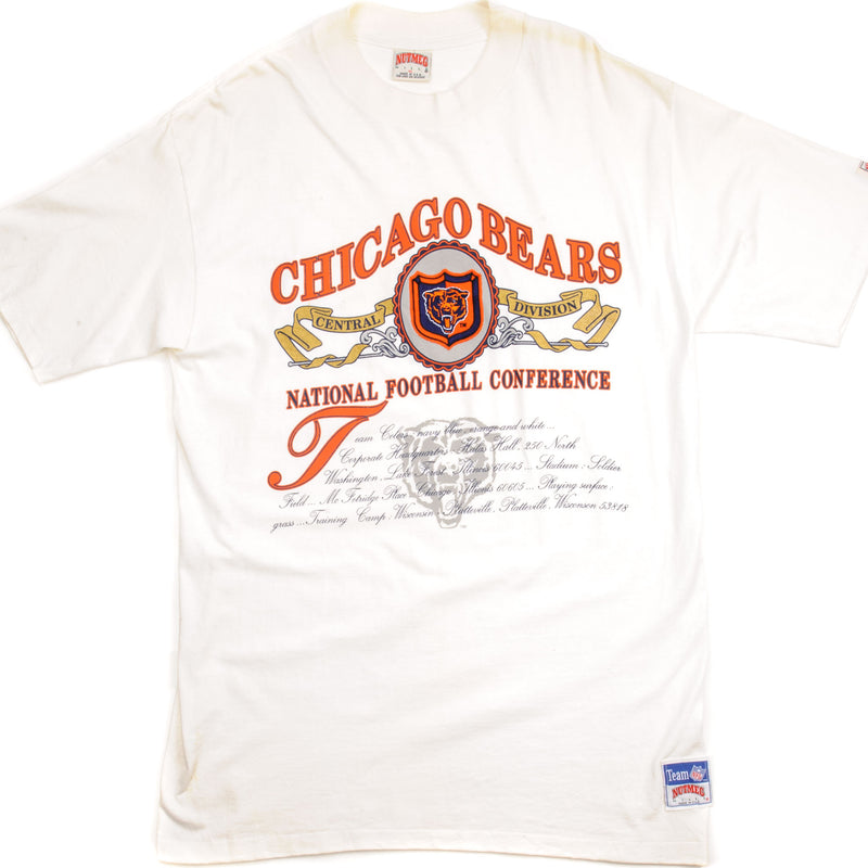 VINTAGE NFL CHICAGO BEARS TEE SHIRT SIZE LARGE MADE IN USA