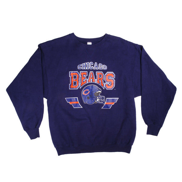 Vintage Champion Chicago Bears Sweatshirt 1980s Size Large Made In USA.