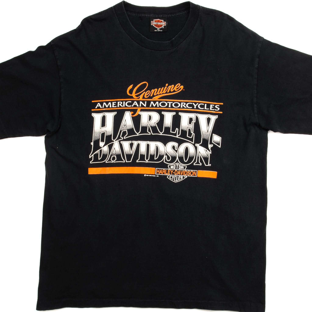 VINTAGE HARLEY DAVIDSON TEE SHIRT 1991 SIZE LARGE MADE IN USA