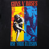 VINTAGE GUNS N' ROSES USE YOUR ILLUSION TEE SHIRT 1992 SIZE LARGE MADE IN USA