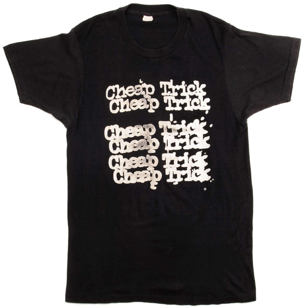 Vintage Cheap Trick Tee Shirt Size Small. BLACK