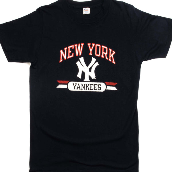 VINTAGE CHAMPION MLB NY YANKEES TEE SHIRT 1980S SIZE SMALL MADE IN USA