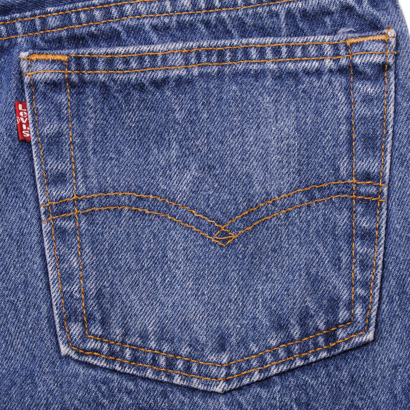 VINTAGE LEVIS 501 JEANS INDIGO 1980s SIZE W29 L35 MADE IN USA