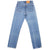 Beautiful Indigo Levis 501 Jeans Made in USA with a light blue wash.  Size 27x30  Back Button #553