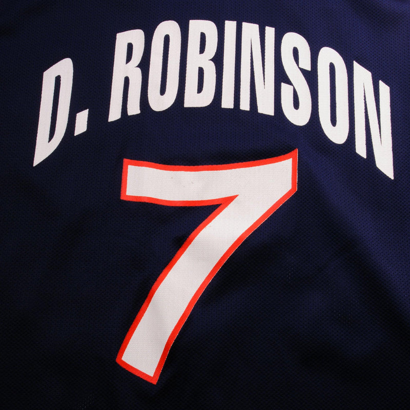 Vintage Champion Team Usa Basketball D Robinson 7 Jersey 1996 Size Large Made In USA