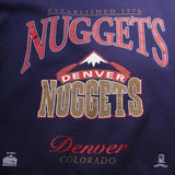 Vintage Nba Dever Nuggets Colorado 1990S Sweatshirt Size M Made In USA