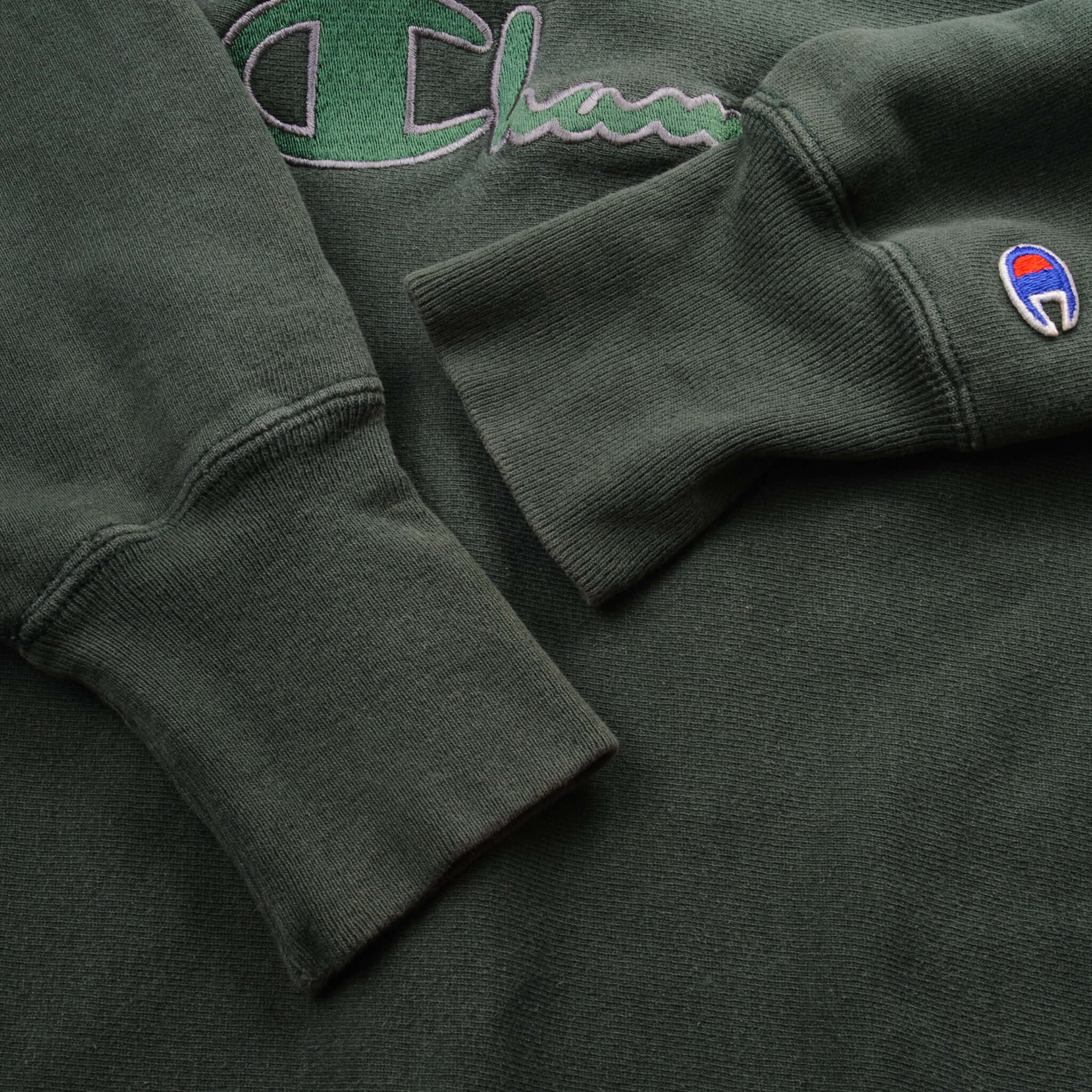 VINTAGE REVERSE WEAVE CHAMPION SPELLOUT SWEATSHIRT 1990S SIZE MEDIUM MADE IN USA