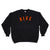 Vintage Black Nike Centered Swoosh Sweatshirt Late 90s Size 2Xlarge Made In USA.