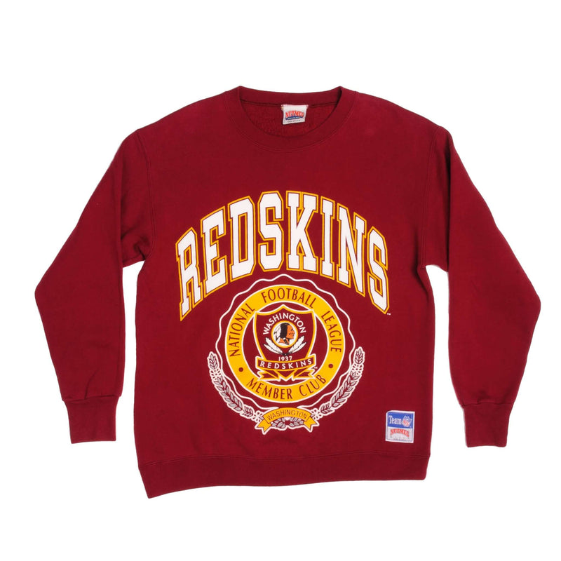 Vintage NFL Washington Redskins Sweatshirt 1990S Size M Made In USA